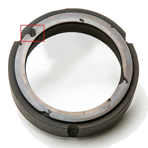Phase material worn out