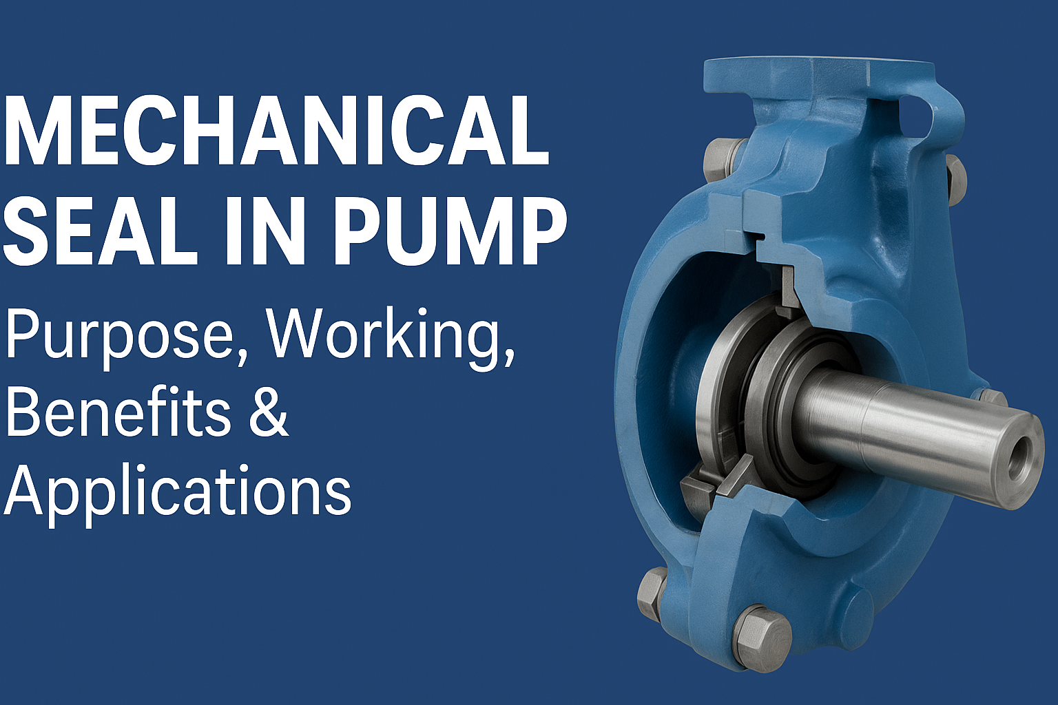 Mechanical Seal in Pump – Purpose, Working, Benefits & Applications